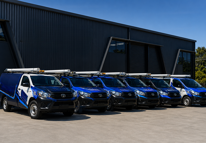 Fleet of Sandringham Blocked Drains plumbing vans