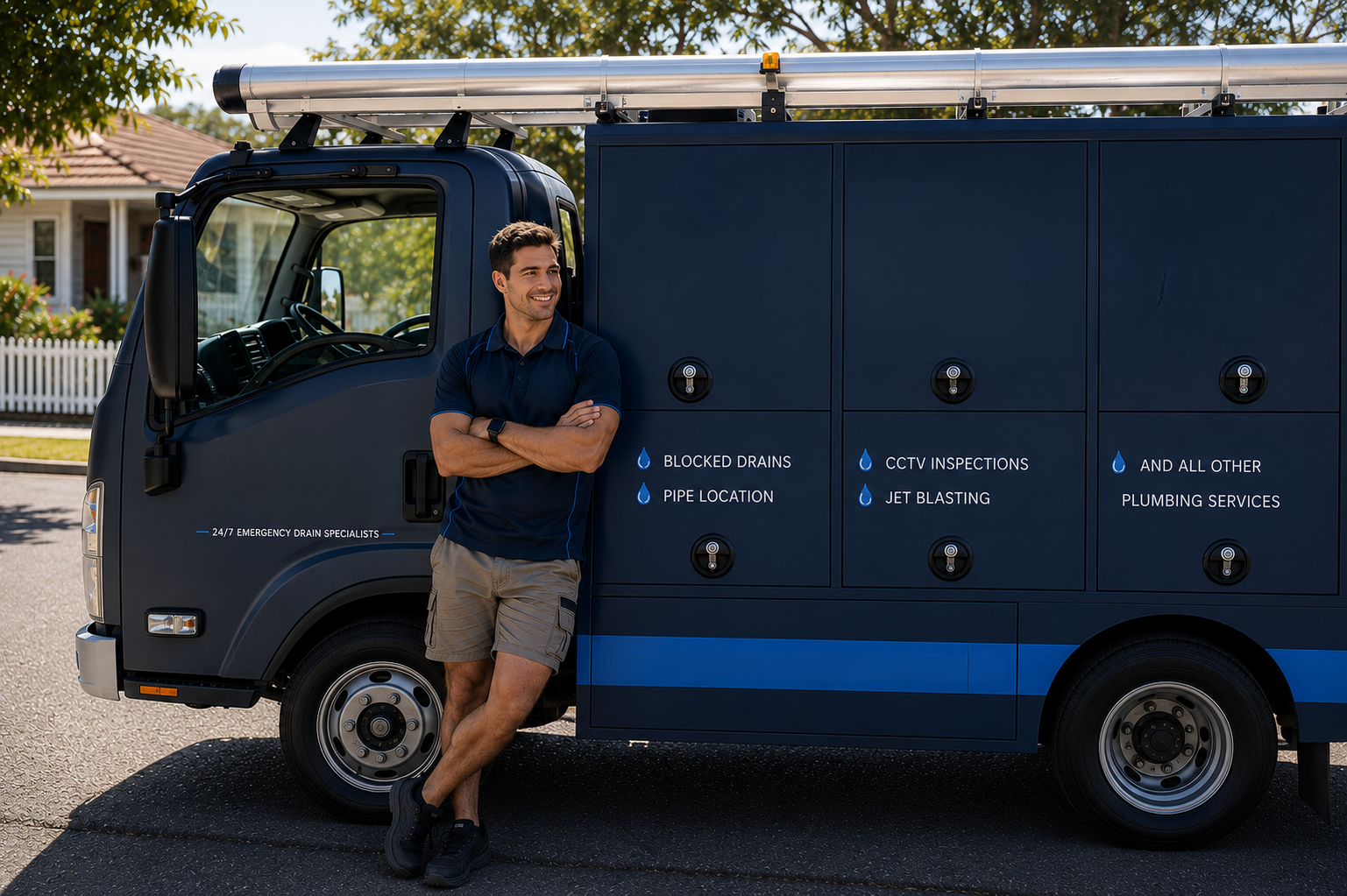 Plumber with Sandringham Blocked Drains van