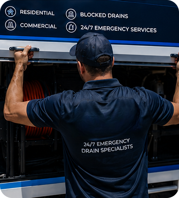 Licensed blocked drain plumber servicing a Sandringham home